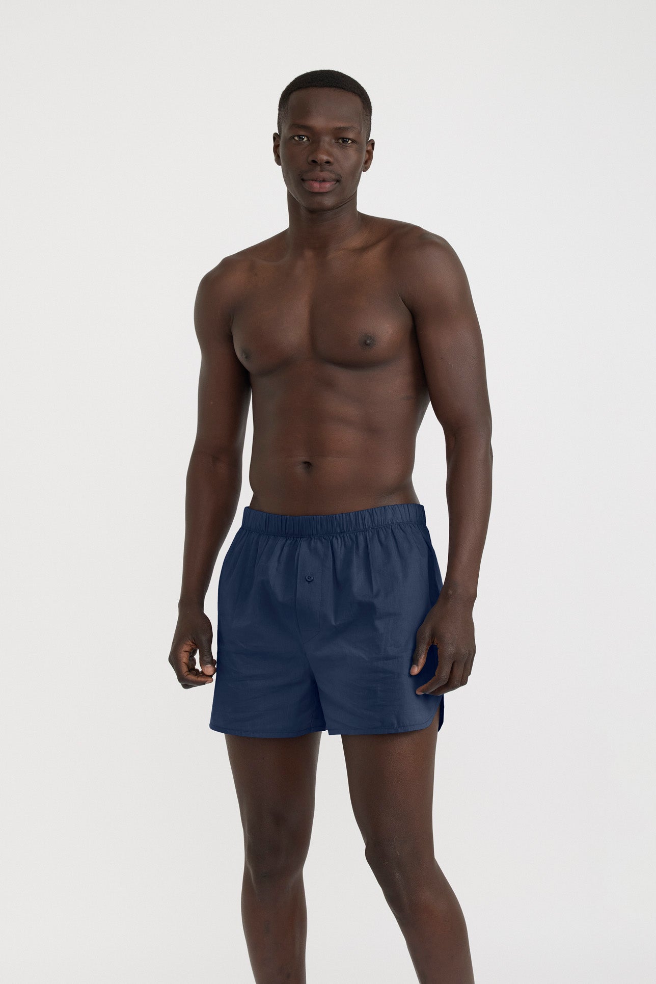 Core Icon Boxer Shorts 2-pack - Midnight Blue / Midnight Blue Stripe (NOS)