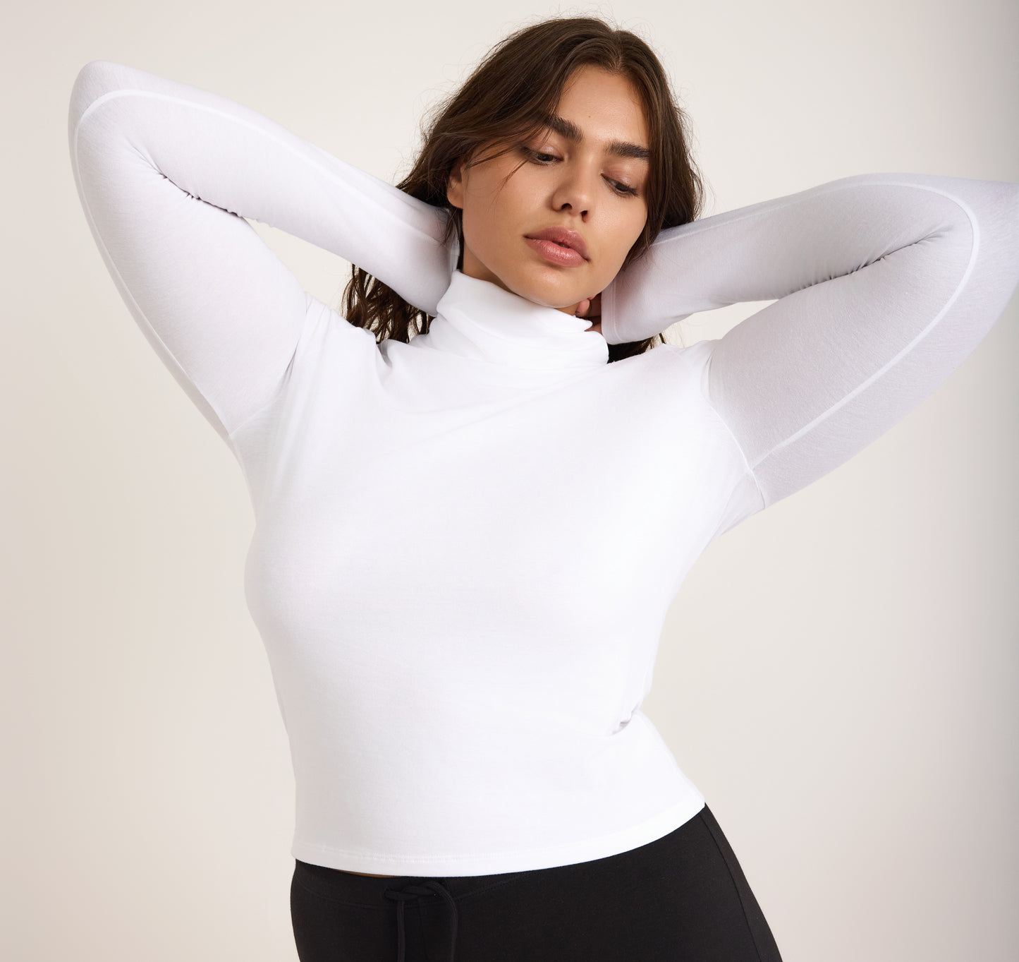 Everyday Turtleneck - White